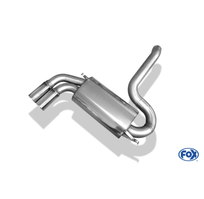 Escape FOX Audi Urquattro escape final &#216;76mm - 2x76 10