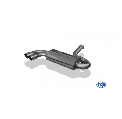Escape FOX Audi Urquattro escape final &#216;76mm - 2x76 Typ 14