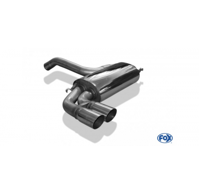 Escape FOX Audi Urquattro escape final &#216;76mm - 2x76 Typ 14