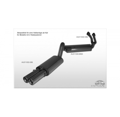 Escape FOX Audi 80/90 - 89, B3, B4 - sedan/ Coupe/ Cabrio escape central