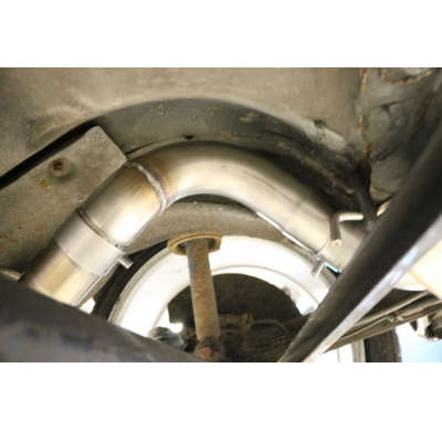 Escape FOX Audi 80/90 - type 89, B3, B4 - sedan/ Coupe/ Cabrio adaptador para escape final AU011122-xxx para instalar con AU0110