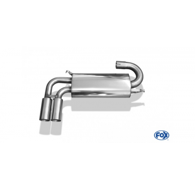 Escape FOX Audi 80/90 89 quattro escape final - 2x76 10