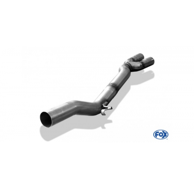 Escape FOX Audi S2 89 quattro escape delantero Ø70mm