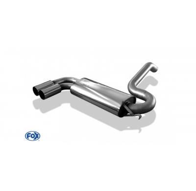 Escape FOX Audi S2 89 quattro escape final Ø70mm - 2x76 10