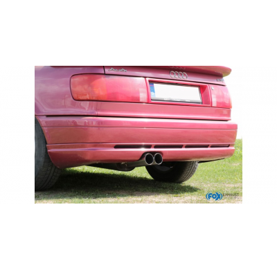 Audi 80/90 - Typ 89, B3 Limousine/ Coupe/ 80 B4 - Escape deportivo Cabrio para modelos con parachoques especial (ver foto) - 2x7