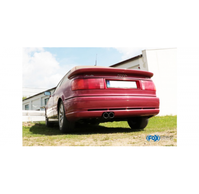 Audi 80/90 - Typ 89, B3 Limousine/ Coupe/ 80 B4 - Escape deportivo Cabrio para modelos con parachoques especial (ver foto) - 2x7