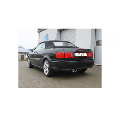 Escape FOX Audi 80 B4 - Cabrio escape final for serial escape central/escape delantero - 2x76 10