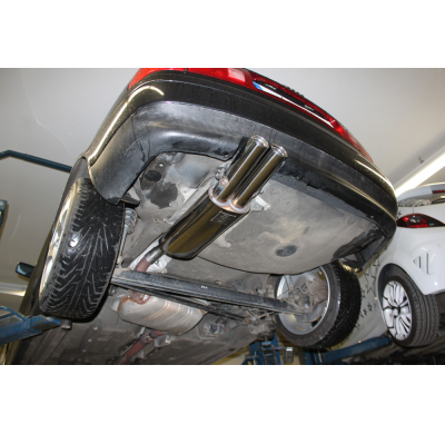 Escape FOX Audi 80 B4 - Cabrio escape final for serial escape central/escape delantero - 2x76 10