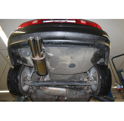 Escape FOX Audi 80 B4 - Cabrio escape final for serial escape central/escape delantero - 2x76 10