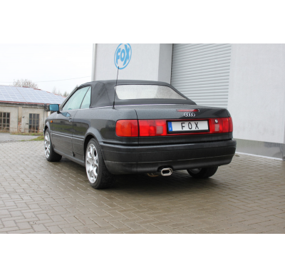 Escape FOX Audi 80 B4 - Cabrio escape final for serial escape central/escape delantero - 2x76 10
