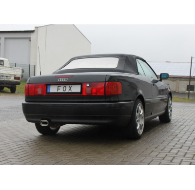 Escape FOX Audi 80 B4 - Cabrio escape final for serial escape central/escape delantero - 2x76 10