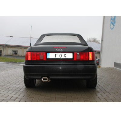 Escape FOX Audi 80 B4 - Cabrio escape final for serial escape central/escape delantero - 2x76 10
