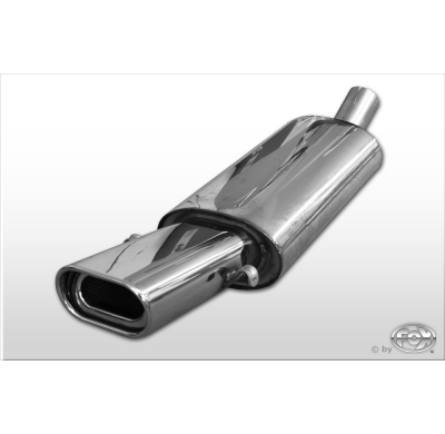 Escape FOX Audi 80 B4 - Cabrio escape final for serial escape central/escape delantero - 2x76 10