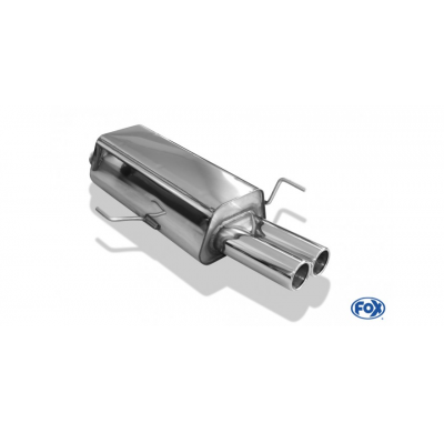 FOX Escape trasero Ø63.5mm - 2x76 tipo 12 Audi 80 Tipo B4