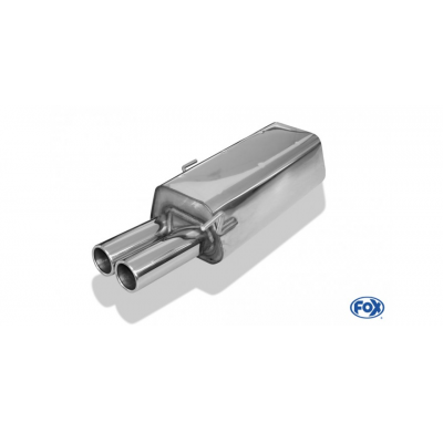 FOX Escape trasero Ø63.5mm - 2x76 tipo 12 Audi 80 Tipo B4