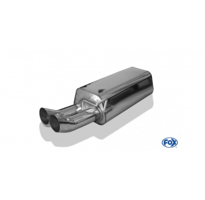 Escape FOX Audi 80 B4 escape final Ø63,5mm - 2x76 18