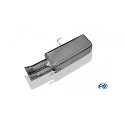 Escape FOX Audi 80 B4 escape final Ø63,5mm - 2x76 18