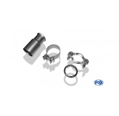 Escape FOX Audi 80 B4 escape final &#216;63,5mm - 2x76 13