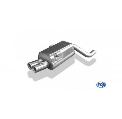 Escape FOX Audi 80 B4 quattro RS-paragolpes escape final - 2x76 13