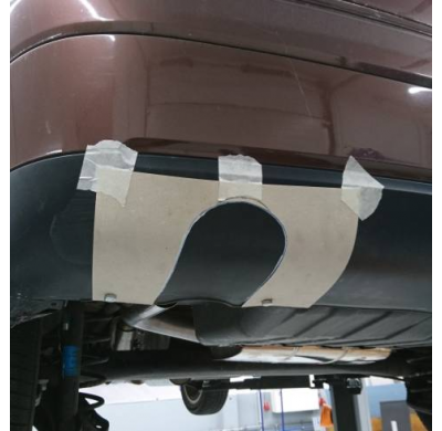 Audi A2 - 1,4l TDI 55/66kW - Depósito de 42l Sistema de combustible a medio utilizar desde el catalizador. Fox exhaust