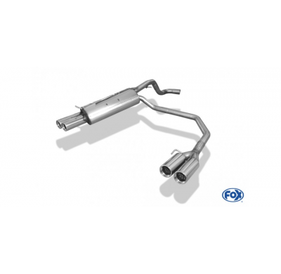 Escape FOX Audi A3 8L escape final salida duplex - 2x76 13 duplex