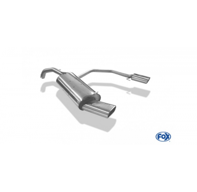 Escape FOX Audi A3 8L escape final salida duplex - 135x80 53 duplex