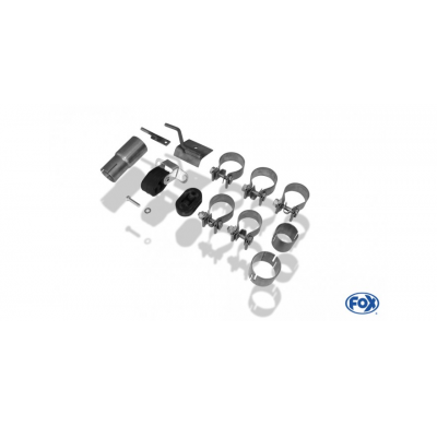 Escape FOX VW Golf IV escape final salida duplex - 2x76 13 duplex