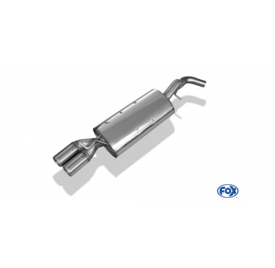 Escape FOX Audi A3 8L escape final &#216;63,5mm - 2x76 13