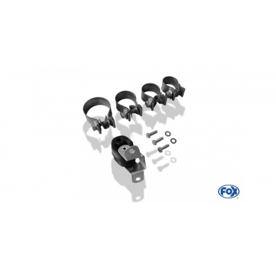 Nuevo Beetle 1C, 9C, 1Y - Escape trasero FOX modelo US Ø63,5 - 2x76 tipo 25