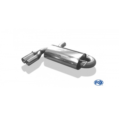 Escape FOX Audi S3 8L escape final Ø70mm - 2x76 13