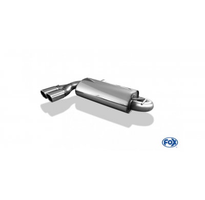 Escape FOX Audi S3 8L escape final Ø70mm - 2x80 16