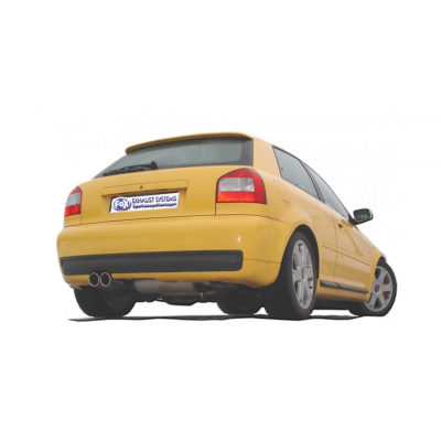 Escape FOX Audi S3 8L escape final Ø70mm - 2x80 16