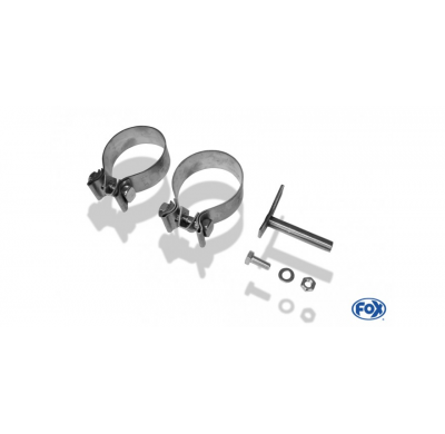 Escape FOX Audi S3 8L escape final Ø70mm - 2x76 10