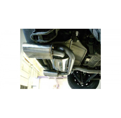 Escape FOX Audi A3 8L quattro escape final salida duplex &#216; 63,5mm - 130x50 52 duplex