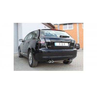 Escape FOX Audi A3 8P Sportback escape final salida duplex - 2x76 13 duplex