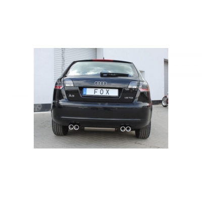 Escape FOX Audi A3 8P Sportback escape final salida duplex - 2x76 13 duplex