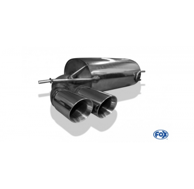 Escape FOX Audi A3 type 8P quattro escape final Ø70mm - 2x90 type 17