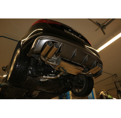 Escape FOX Audi A3 - 8V Sportback escape final salida duplex - 2x90 16 duplex