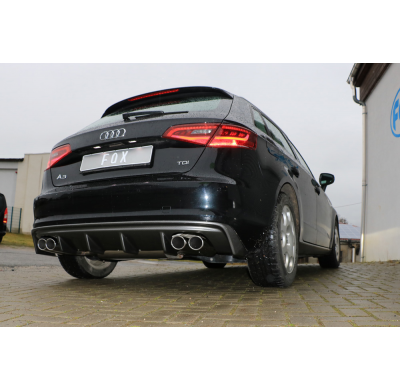 Escape FOX Audi A3 - 8V Sportback escape final salida duplex - 2x88x74 32 duplex