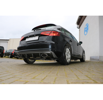 Escape FOX Audi A3 - 8V Sportback escape final salida duplex - 160x90 38 duplex