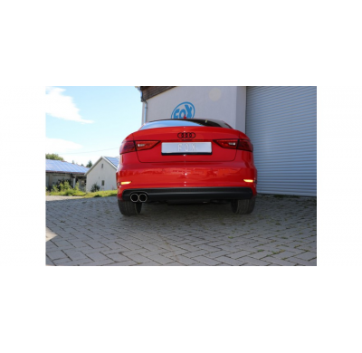 Audi A3 - 8V Sedan "con S-Line o S3 parachoques" Escape trasero FOX - 2x80 tipo 16