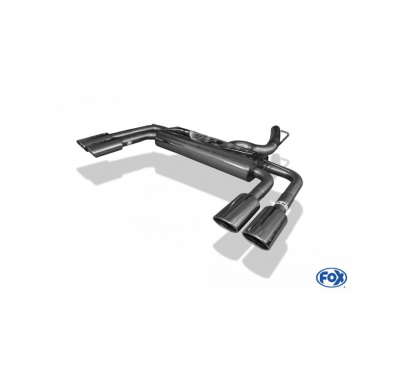 Escape FOX Audi S3 - 8V + Cabrio Escape final Duplex - 2x106x71 44 dch/izq