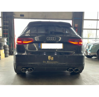 Silenciador final derecho/izquierdo para Audi A3 8V Sportback E-tron - 2x11 Fox exhaust