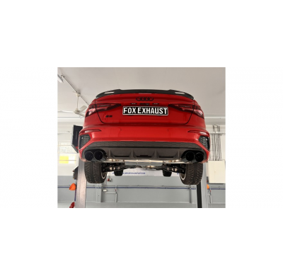 Audi S3 GY - Medio sistema de limusina de OPF- 2x100 tipo 25 derecho/izquierdo negro