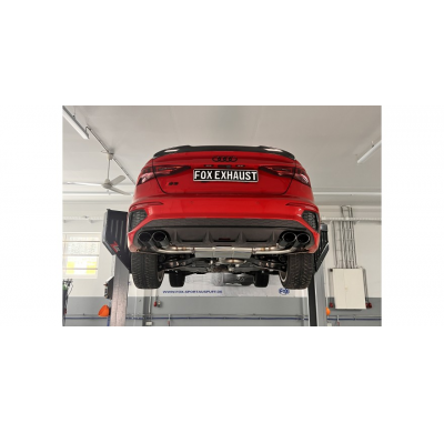 Audi S3 GY - Medio sistema limusina desde catalizador - 2x106x71 tipo 25 derecho/izquierdo negro