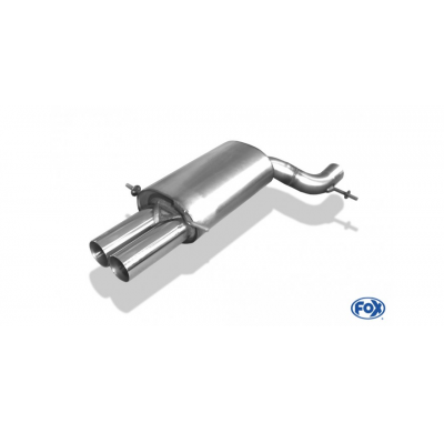 Escape FOX Audi A4/ S4 B5 quattro escape final Ø70mm - 2x76 10