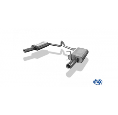 Escape FOX Audi A4 Typ B6 Diesel escape final duplex - 1x76 13 duplex