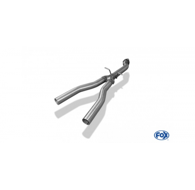 Escape FOX Audi A4 B7 Quattro 3,0l TDI y-tubo conexion FOX escape final to original escape delantero