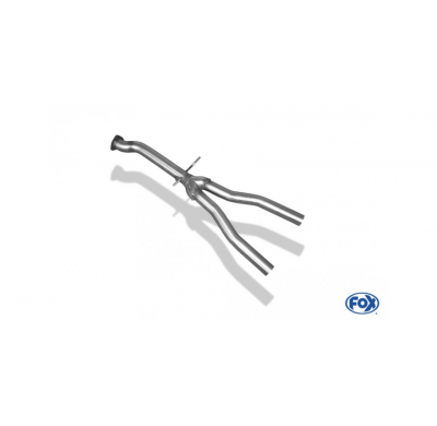 Escape FOX Audi A4 B7 Quattro 3,0l TDI y-tubo conexion FOX escape final to original escape delantero