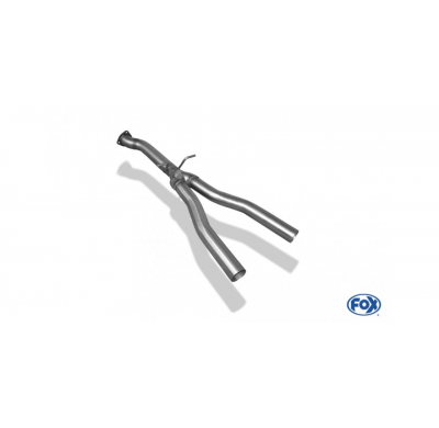 Escape FOX Audi A4 B7 Quattro 3,0l TDI y-tubo conexion FOX escape final to original escape delantero